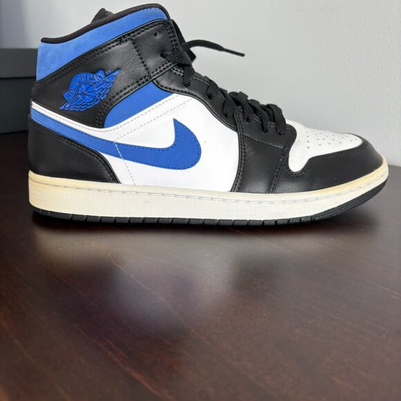 AIR JORDAN 1 MID "RACER BLUE" - Picture 6 of 9